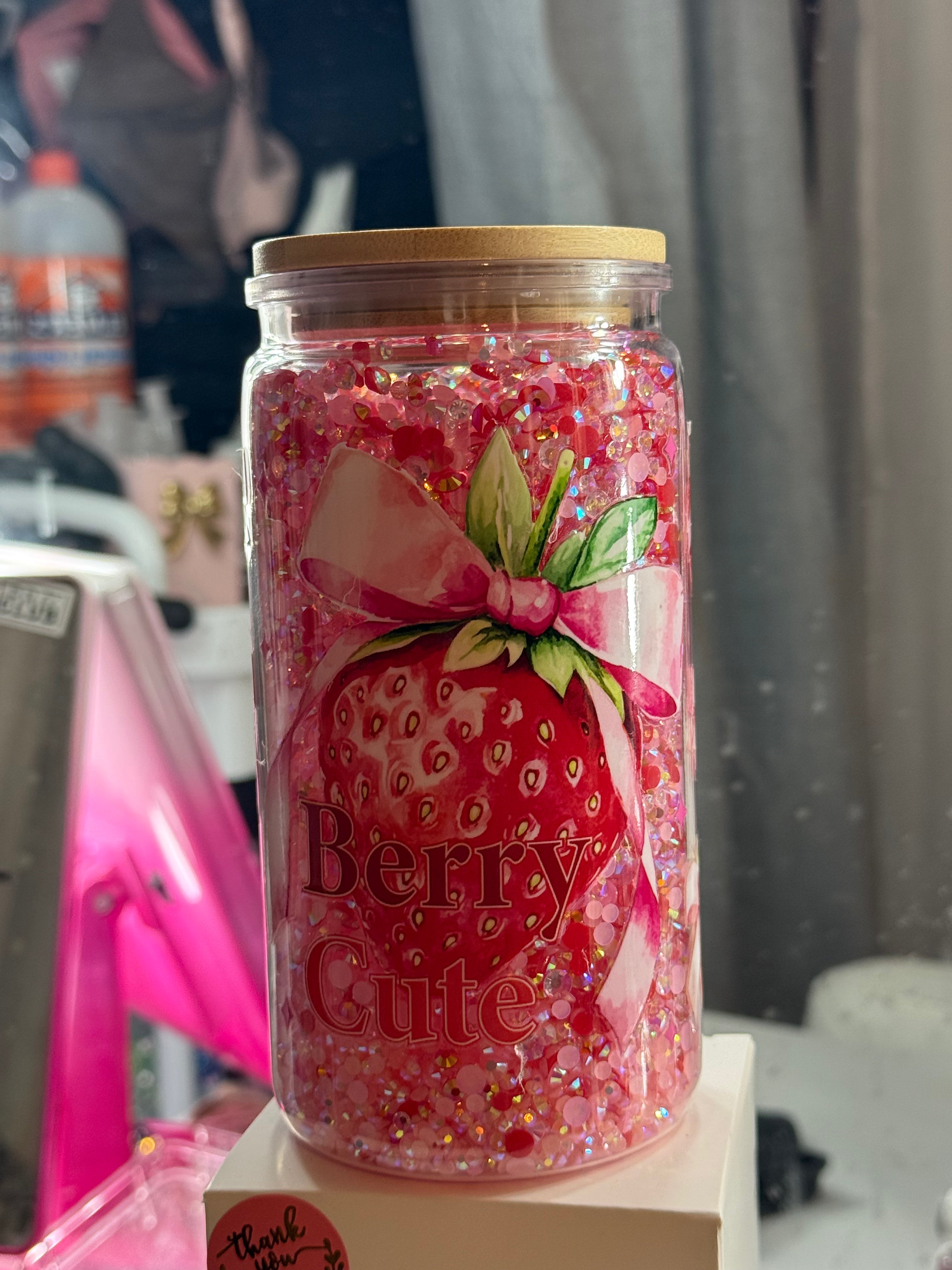 16oz Pre made Rhinestone tumbler